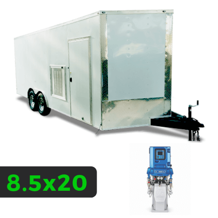 8_5x20 Spray Foam Rig Package with GRACO E-30 Spray Machine - Insulated Rig Package - Spray Foam Insulation Trailers and Equipment