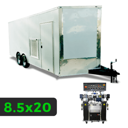 8_5x20 Spray Foam Rig Package with PMC PH-40 Spray Machine - Insulated Rig Package - Spray Foam Insulation Trailers and Equipment