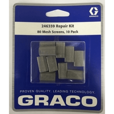 246359 Number 80 Mesh Filter Screen - Graco parts for spray foam insulation equipment