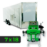 Louver Set up 7x18 Spray Foam Rig Package with SprayEZ 3000 Spray Machine - Insulated Package - Spray Foam Insulation Trailers, Equipment and Coating