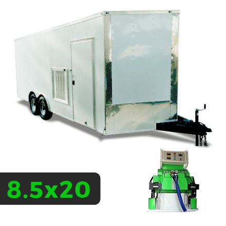 8_5x20 Spray Foam Rig Package with SprayEZ 4500 Spray Machine - Insulated Rig- Spray Foam Insulation Trailers and Equipment