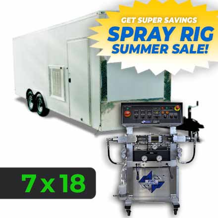 SPRAY EZ 7X18 INSULATED SPRAY FOAM RIG WITH PMC PH2