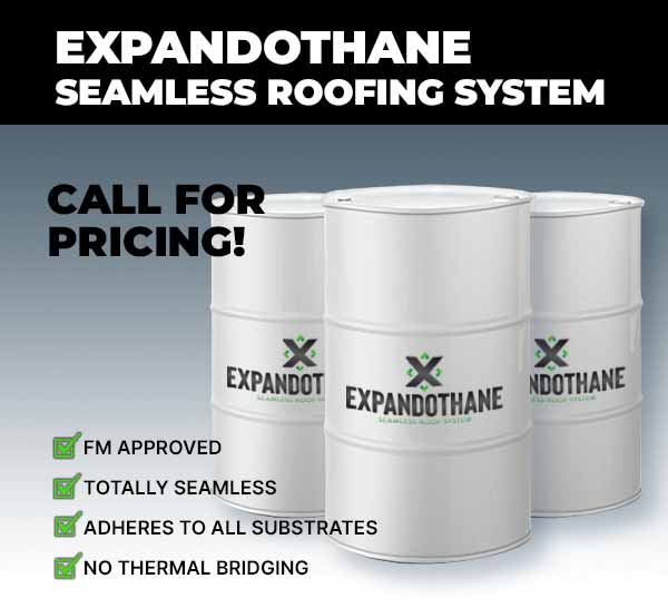 SpraEZ - Expandothane 55 Gallon Drums - Seamless Roofing System - Roofing Polyurea
