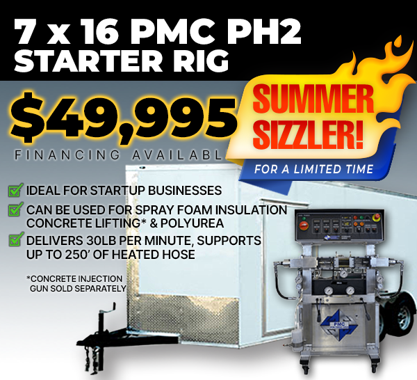 PMC PH2 SPRAY FOAM STARTER RIG