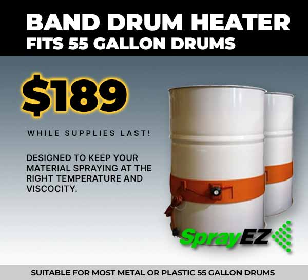 SPRAY EZ 55 GALLON DRUM BAND HEATER