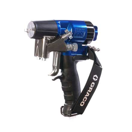 Graco Fusion FX Spray Gun with advanced round mix chamber for high-performance spray foam applications.