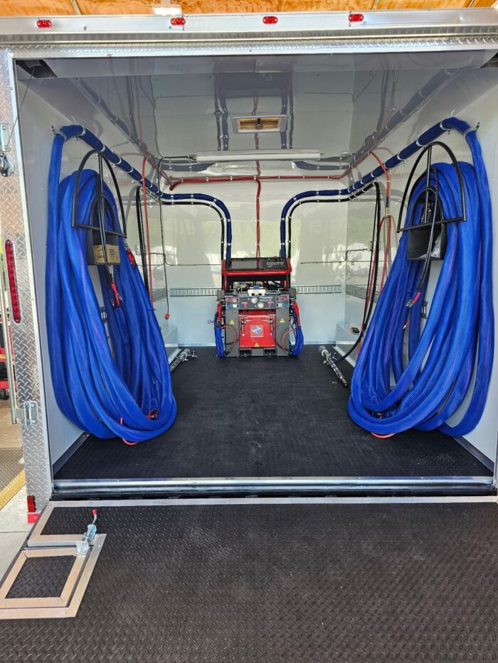 PMC PREMIER MACH 2 | 40KW | DUAL SPRAY GUN | IN-STOCK INSULATED SPRAY FOAM RIG | 8.5X20 RAMP DOOR | #554BC2229SN059481 - Image 3