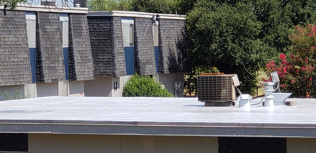 ExpandoThane coated roof