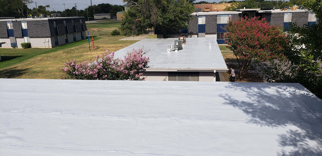 ExpandoThane coated roof