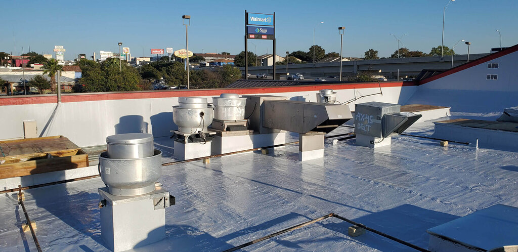 ExpandoThane coated roof