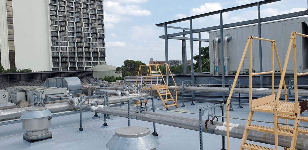 ExpandoThane coated roof