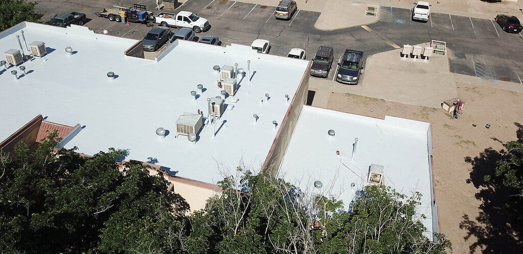 ExpandoThane coated roof